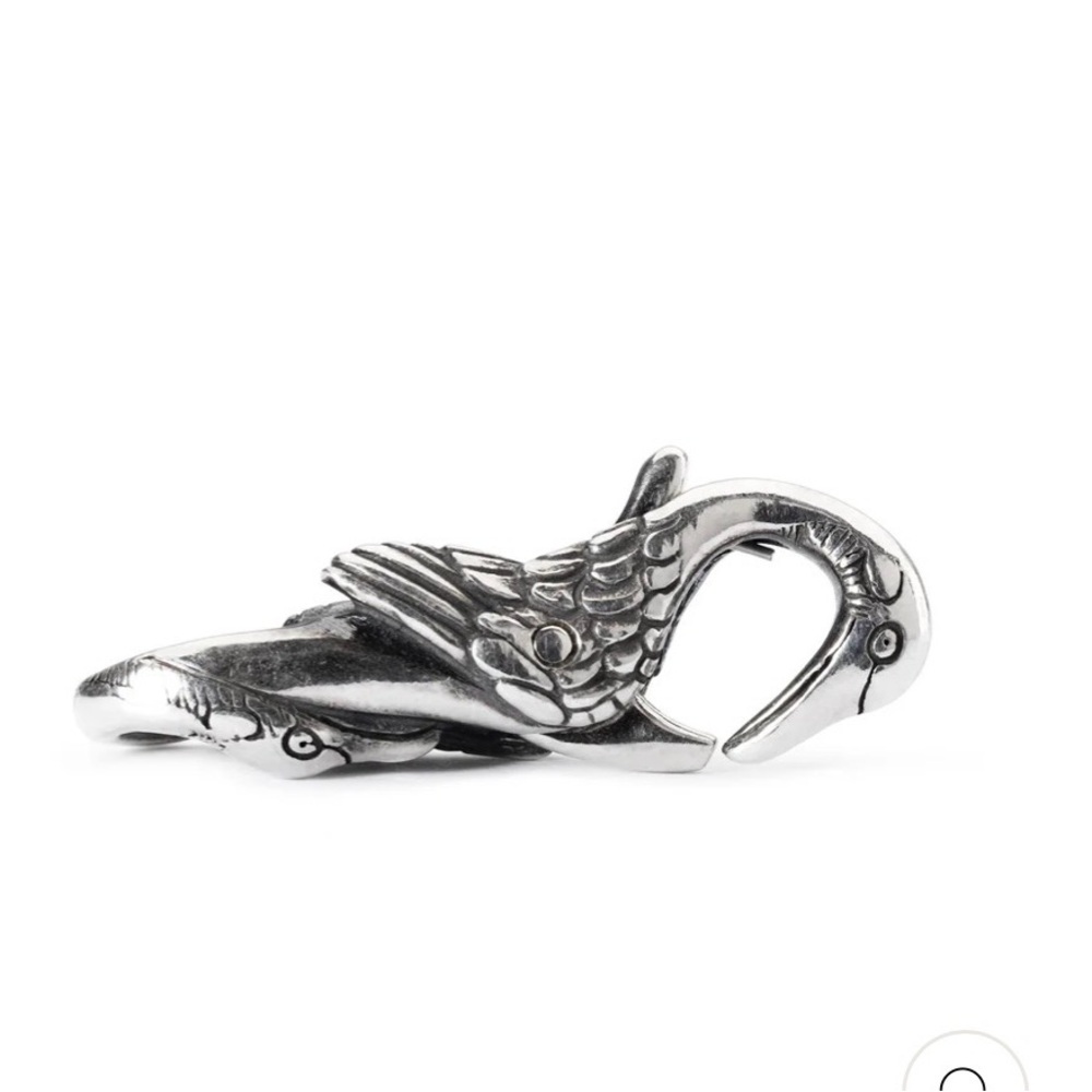 Trollbeads Heavenly Crane Bird Bracelet Lock Clasp